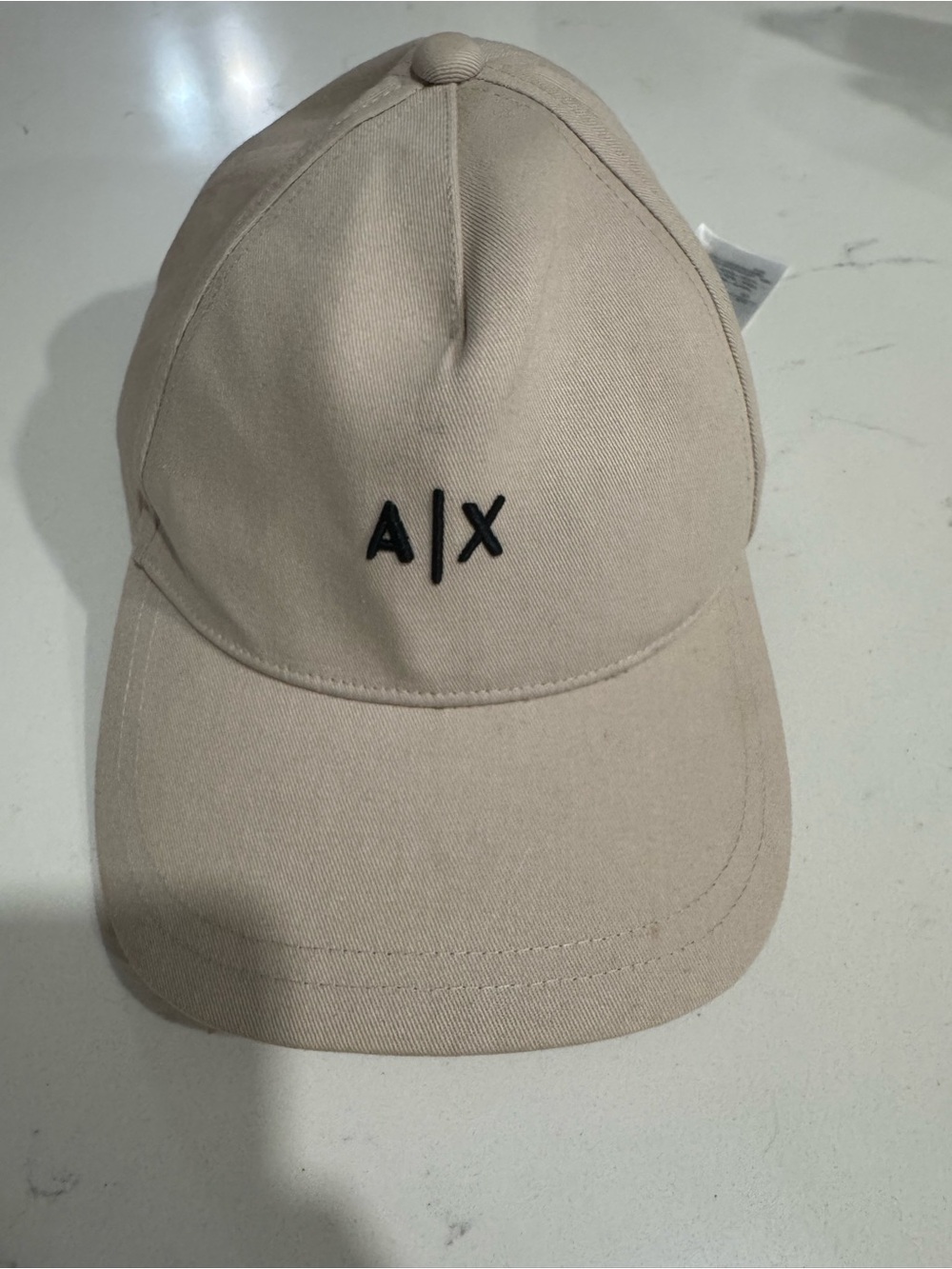 A/X Armani Exchange Tan Baseball Cap